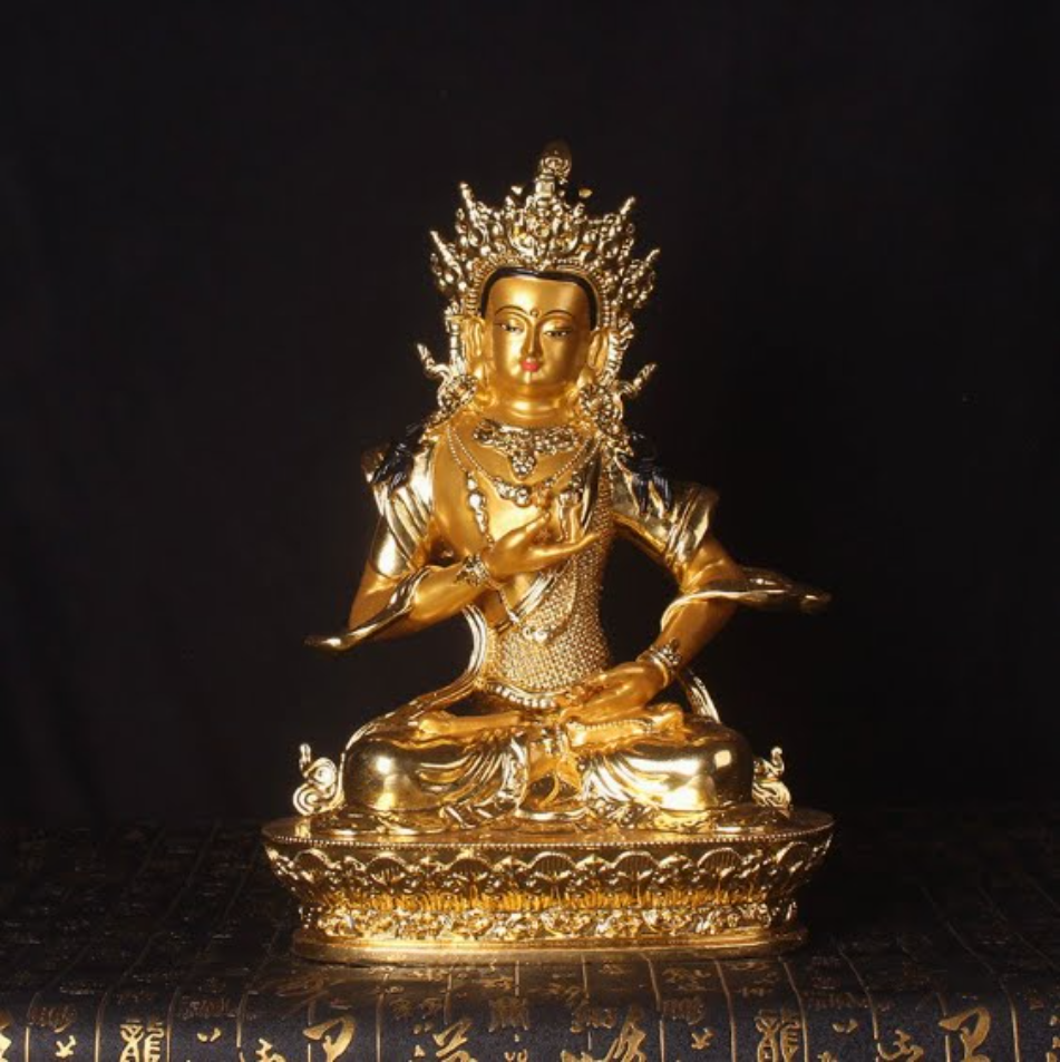 Gilded Vajrasattva Statue for Home Altar