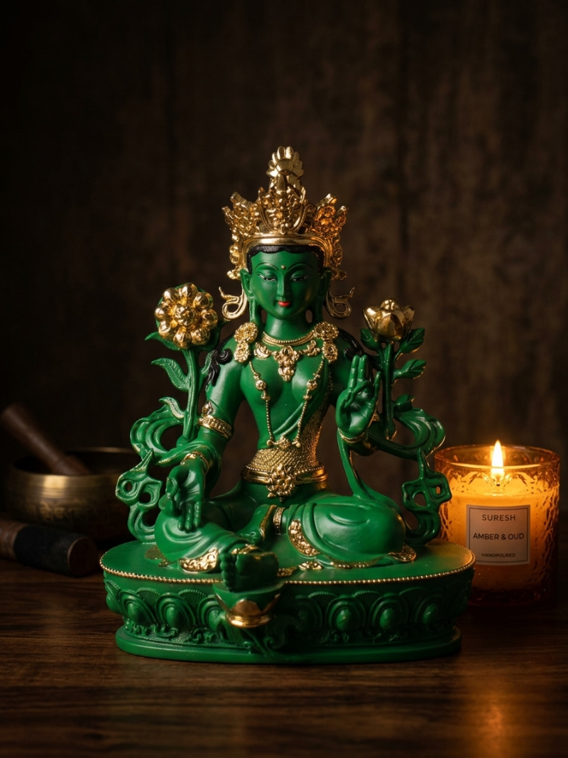 Statue of the Green Tara