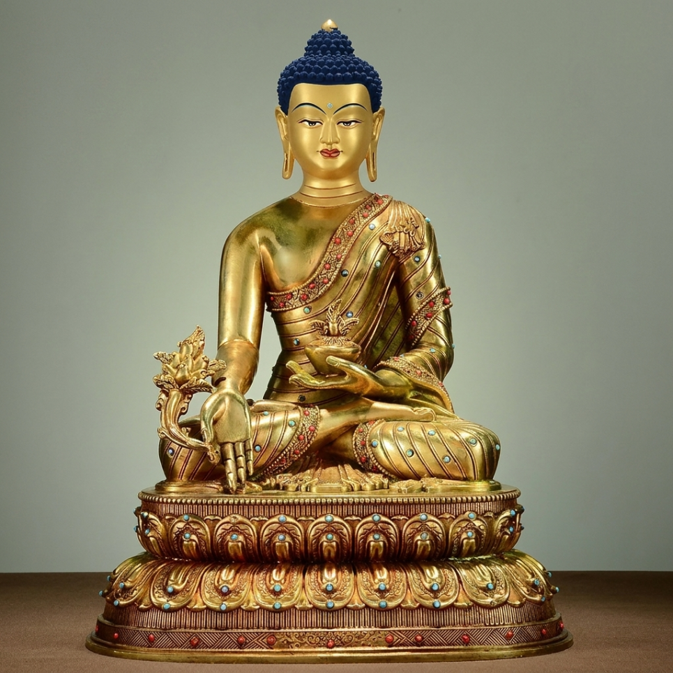 Consecrated Bronze Statue