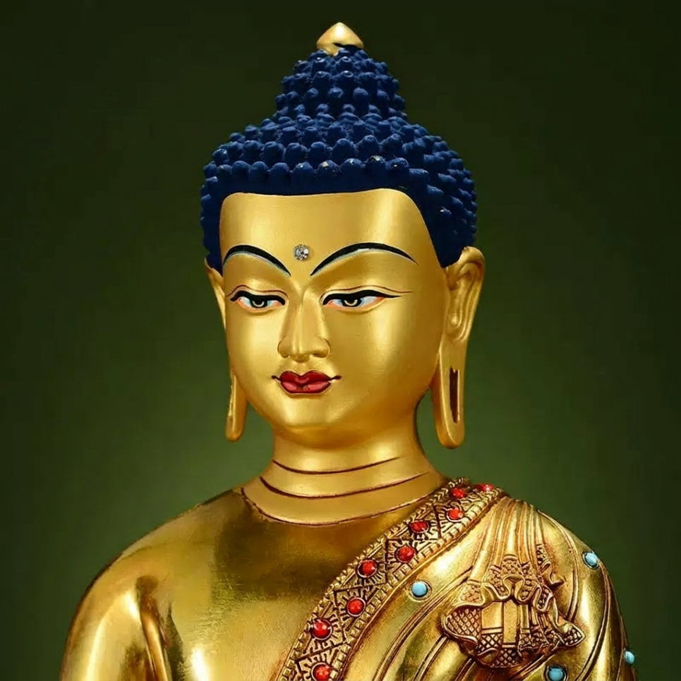 Consecrated Bronze Statue