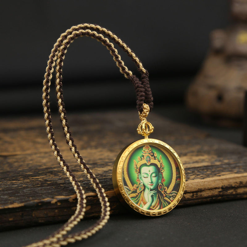Handmade Thangka Necklace
