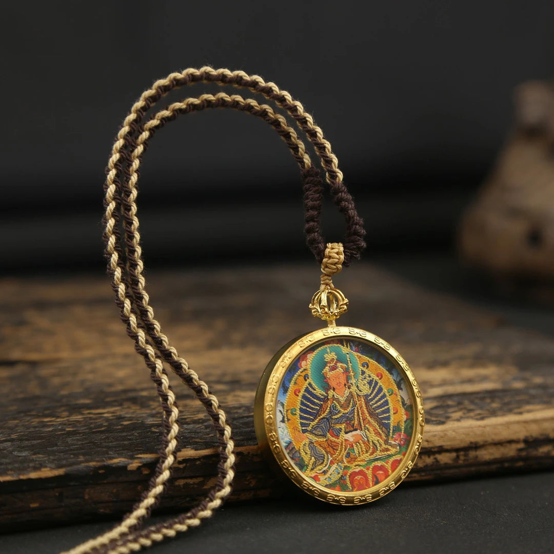 Handmade Thangka Necklace
