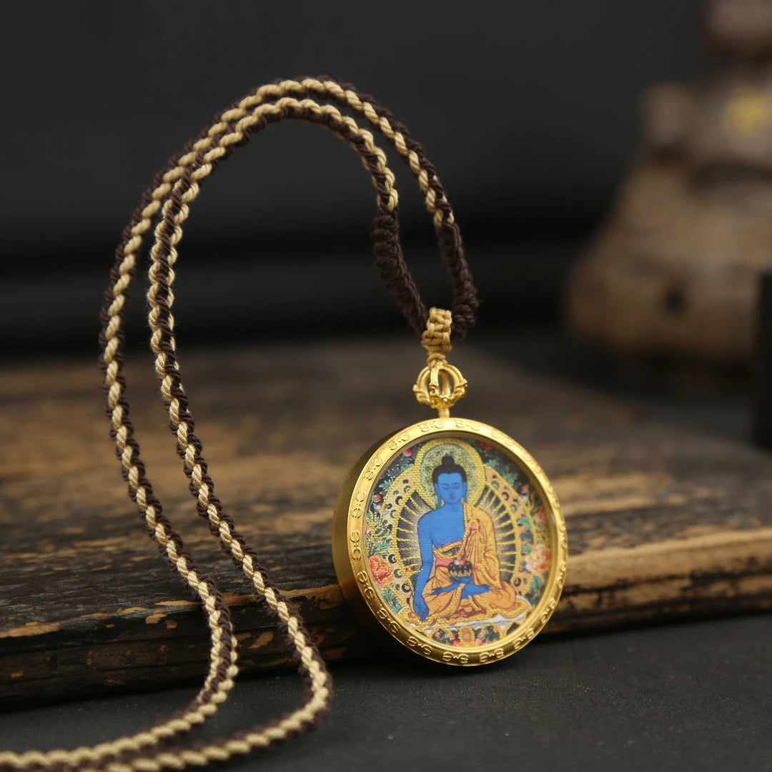 Handmade Thangka Necklace