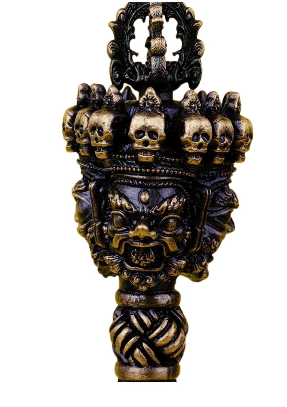Handcrafted 8.5” Brass Phurba Vajra Dagger