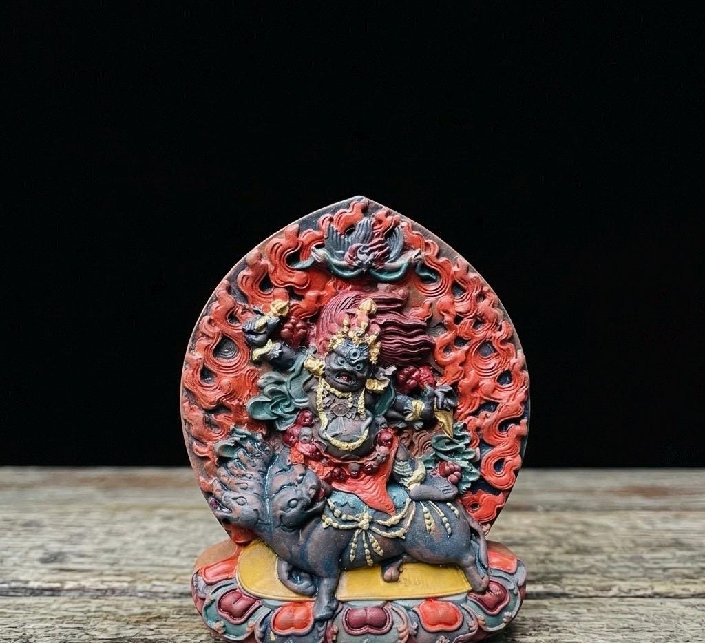 Wrathful Vajra Armor Guru Rinpoche Tsa Tsa Amuleta
