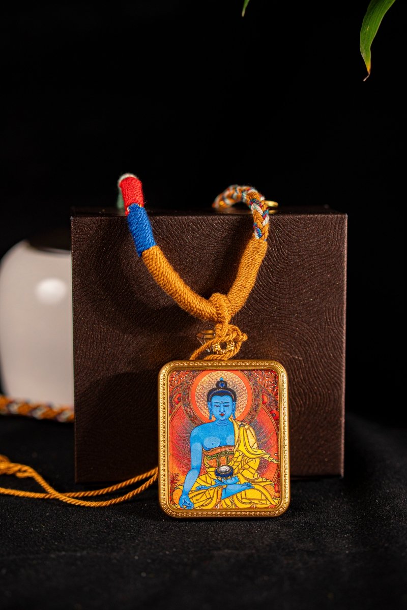Medicine Buddha Ghau Locket Amulet