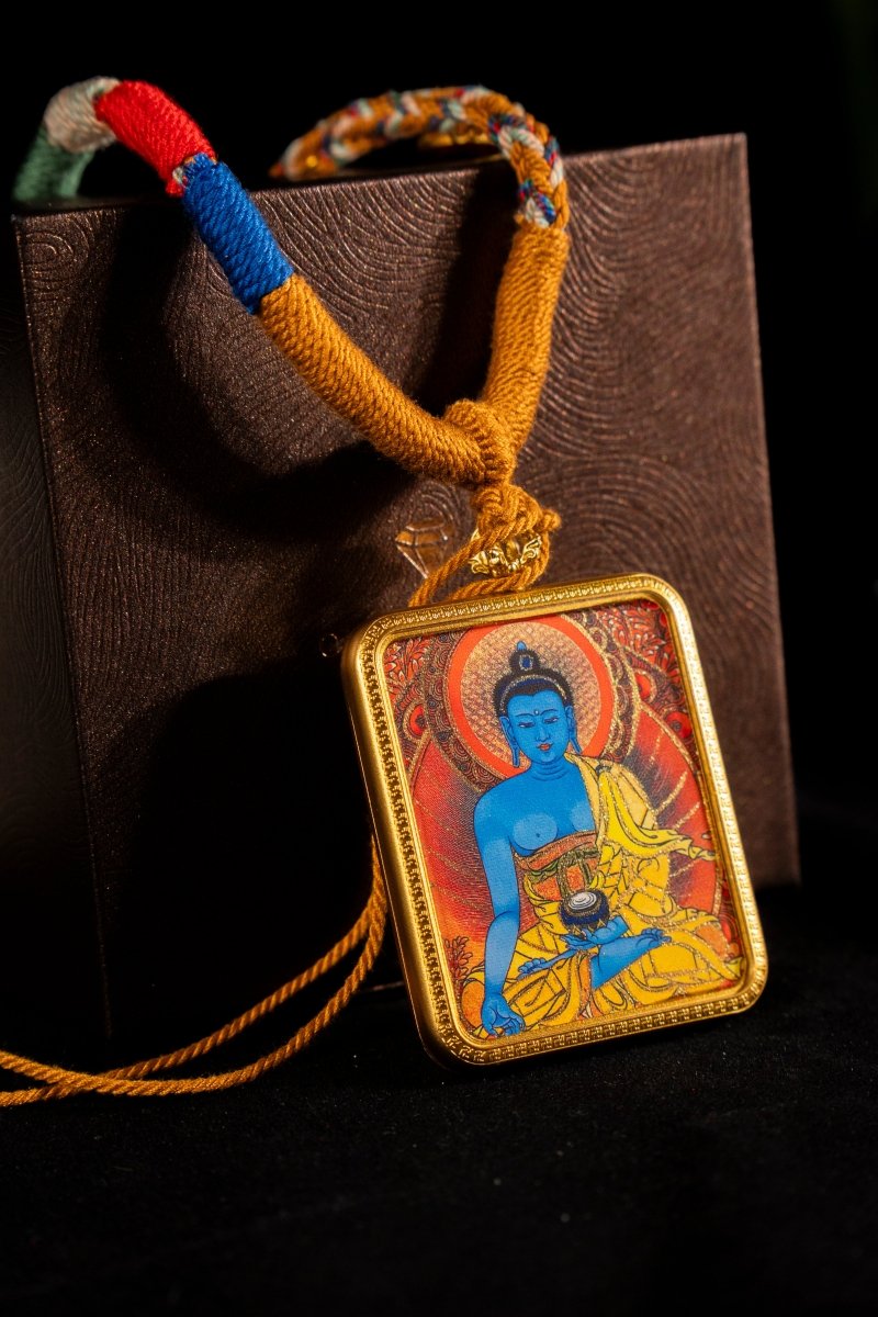 Medicine Buddha Ghau Locket Amulet